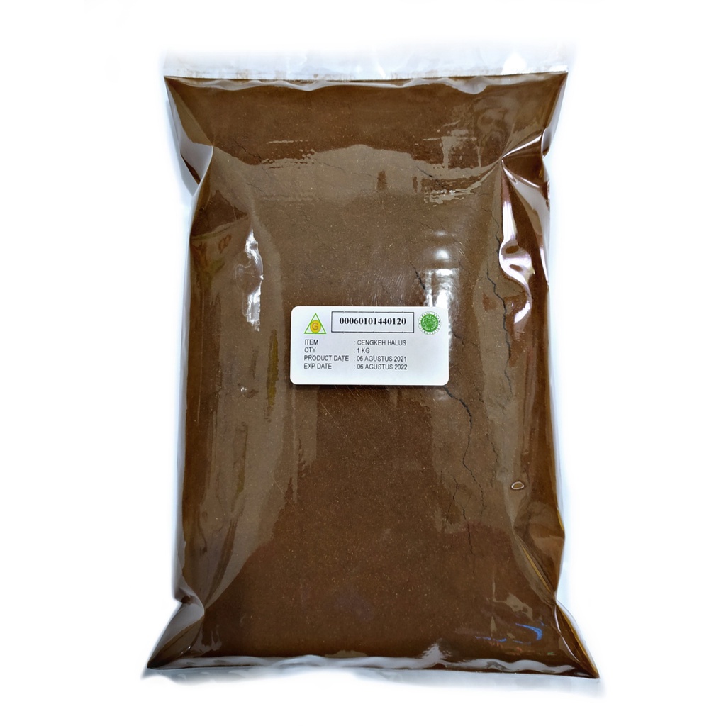 

CENGKEH BUBUK / CLOVE POWDER KEMASAN 1 KG KUALITAS PREMIUM 100% ASLI