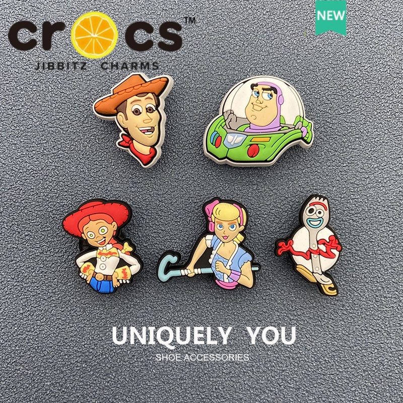 jibbitz crocs charms Toy Story Cartoon Shoes Flower diy Decoration Accessories