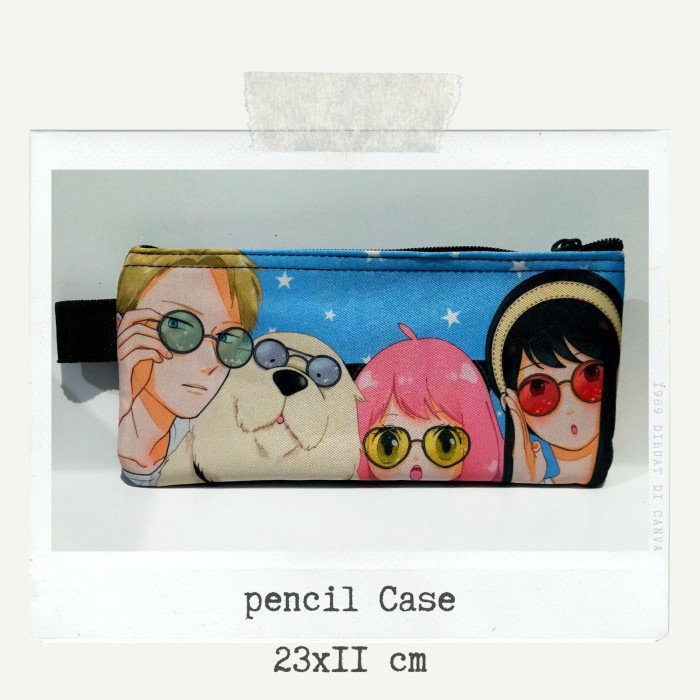 

pencil case / tempat pensil anime spy x family anya - spy 1