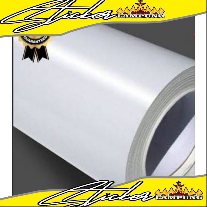 stiker skotlet motor putih doff,  skotlet aquarium