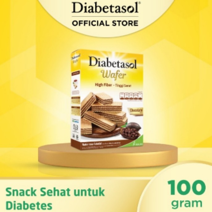 

Diabetasol wafer chocolate 2x50/diabetasol wafer sehat 100gram