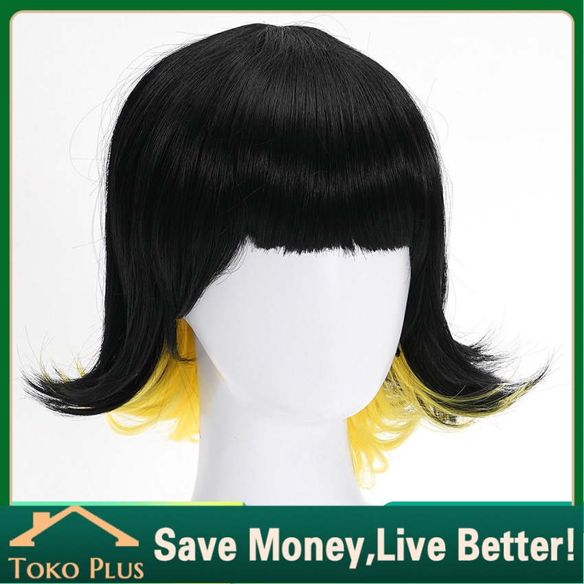 Wig Bachira Meguru Cosplay Bachira Wig Blue Lock Orang Dewasa/Anak-Anak Dapat Menggunakannya