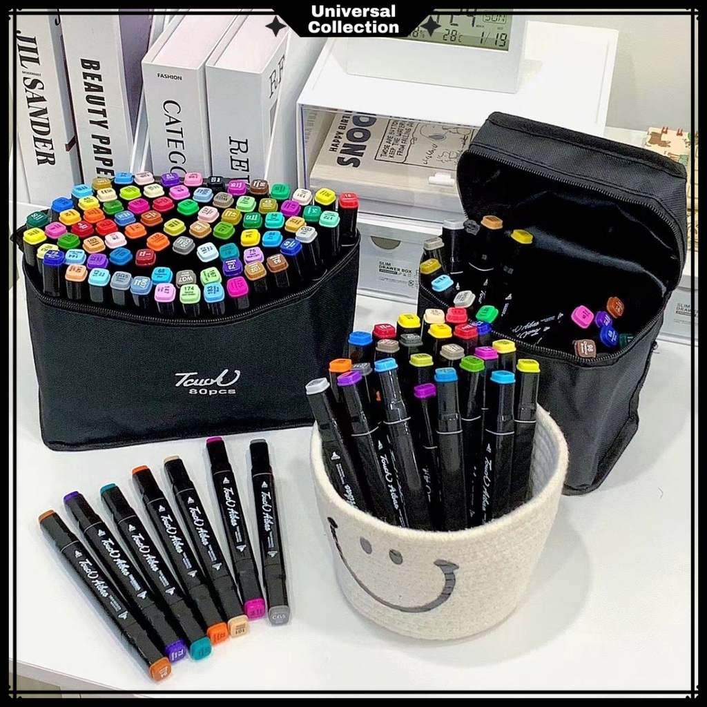 

SPIDOL SKETSA MARKER 24/36/48/60/80 WARNA / TOUCH SKETCH MARKER COPIC / TWIN MARKER SET SPIDOL