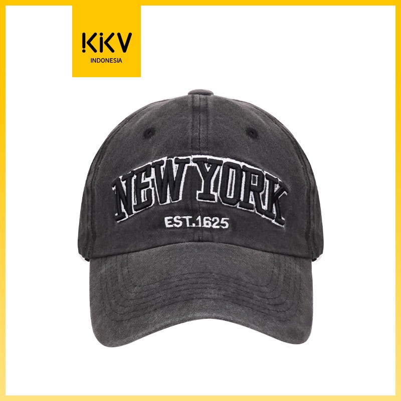 KKV Topi Baseball Mostorhata Grey/Red NewYork