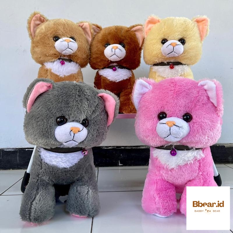 Boneka Kucing Luna Lucu 45 cm untuk kado ulang tahun anak pacar teman laki perempuan pria wanita cow