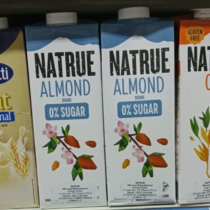 

Natrue almond milk drink 0% sugar 1ltr tidak manis