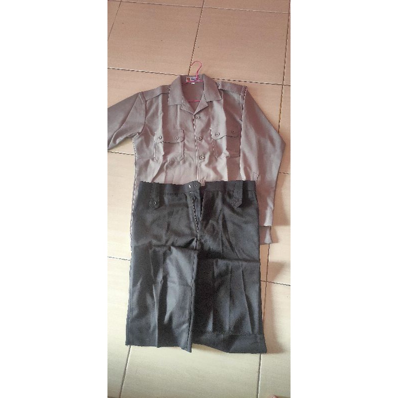 BAJU  PDH LENGAN PANJANG - PDL SUS POLRI - SATPAM TERBARU