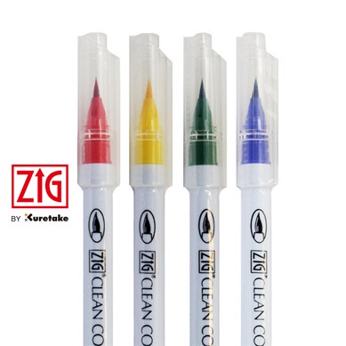 

Andma ZIG KURETAKE CLEAN COLOR BRUSH (PURE COLOURS 4 SET) RB-6000AT/4VC