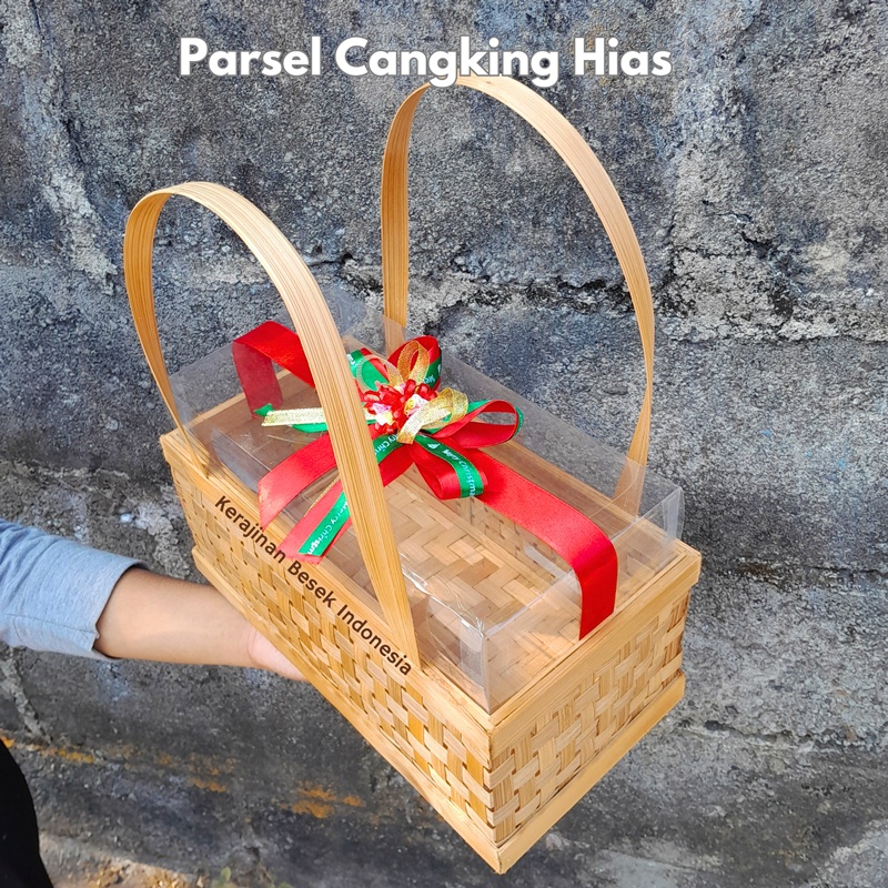 

GROSIR BISA COD PARSEL COOKIES NATAL FREE PITA Parsel cangking 30cm x 15cm mika pita Hampers christmas Bingkisan natal Souvenir natal