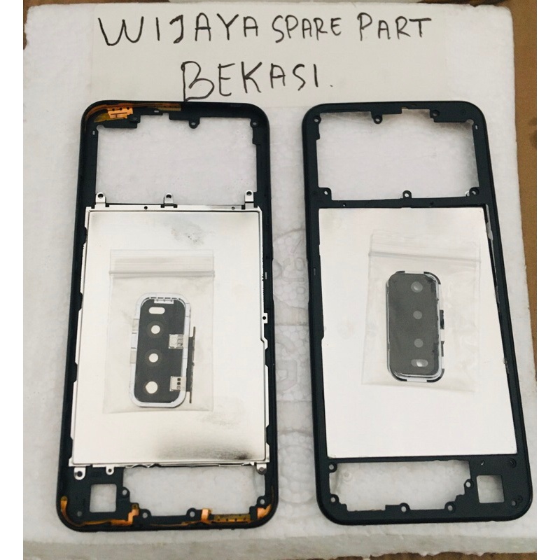 TULANG FRAME/BEZEL VIVO Y12S/Y20/Y20S BLACK