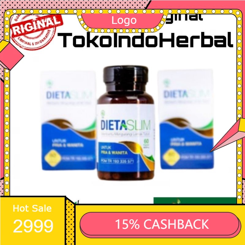 Dieta Slim - Dietaslim Asli Original Obat Pelangsing Membantu Turunkan Berat Badan