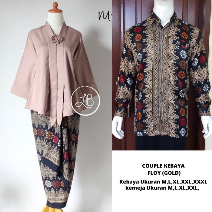 

Setelan Kebaya Kutubaru Floy Couple White