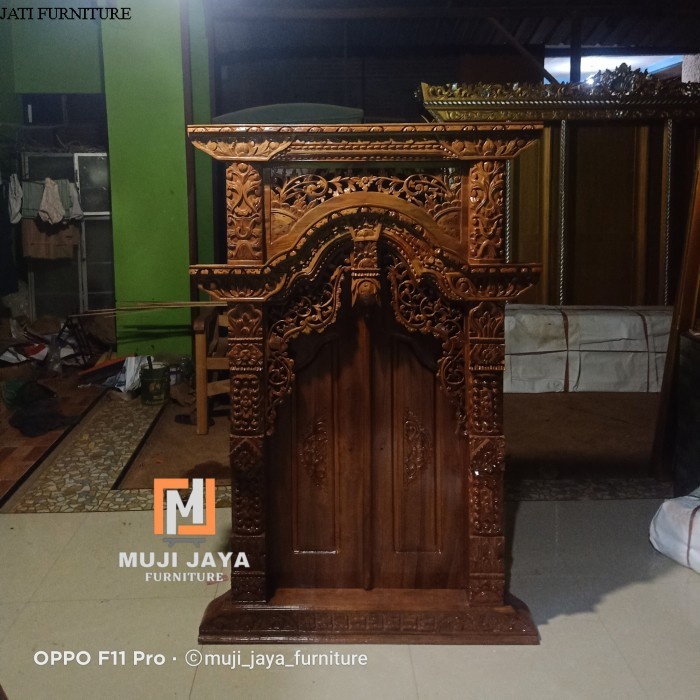 Termurah  Pintu jendela gebyok ukiran jepara kayu jati