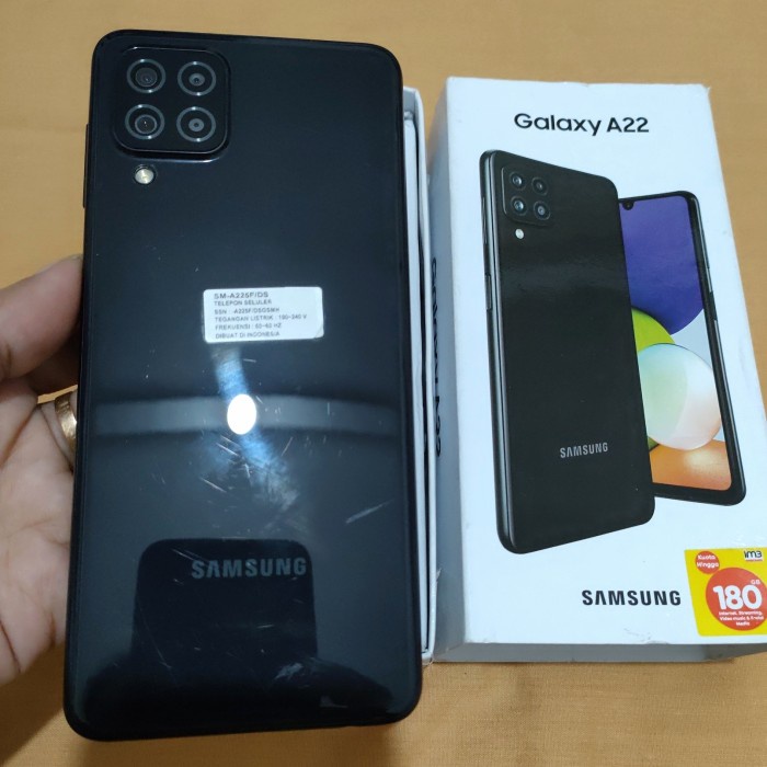 Samsung A22 4G | 5G Ram 6 Rom 128GB Bekas Original