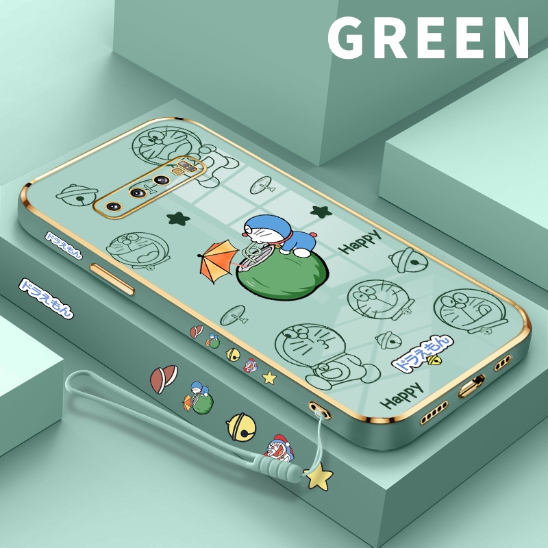 Case hp Golden Chromic Plating Softcase casing hp For Samsung S10 Plus S9 Plus casing hp For Samsung