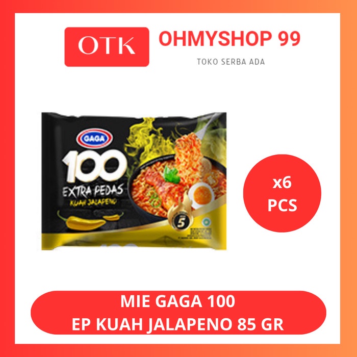 

Mie Gaga 100 Kuah Jalapeno 6x85gr