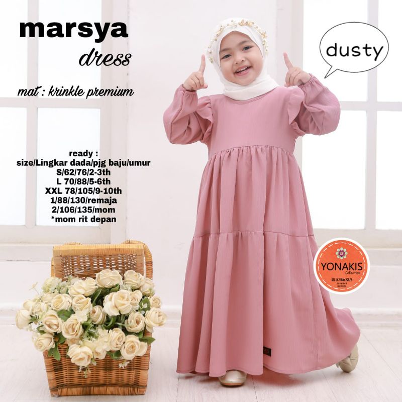 UMAYA - DRESS ANAK BY YONAKIS ORIGINAL / set COUPLE MOM & KIDS /gamis yonakis /Dress yonakis