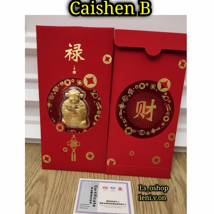 

TERLARIS_[MurMer] Angpao Emas Chaisen / Angpao Emas Imlek - Caishen B