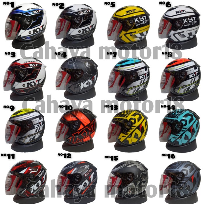 [ORI] helm kyt dj maru Motif - M