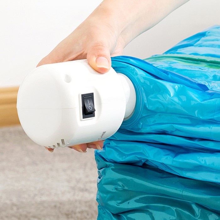 Pompa Vakum Elektrik Plastik Vacum Baju Travel Vaccum Bag Pakaian