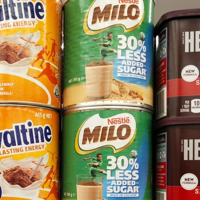 

Milo 30%less sugar can 395gr chocolate drink minuman coklat
