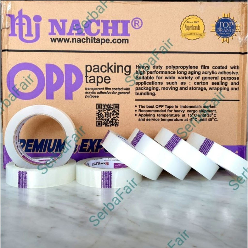 

Lakban Solasi Selotip Nachi 24mm 1Inch 100 Yard Kualitas Terbaik ORI Core Ungu
