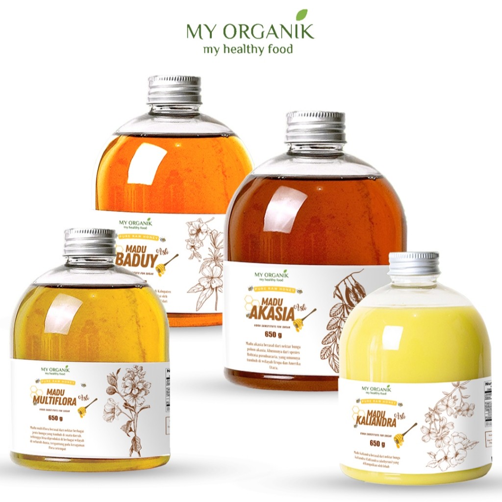 

My Organik Madu Murni Asli Varian Raw Honey