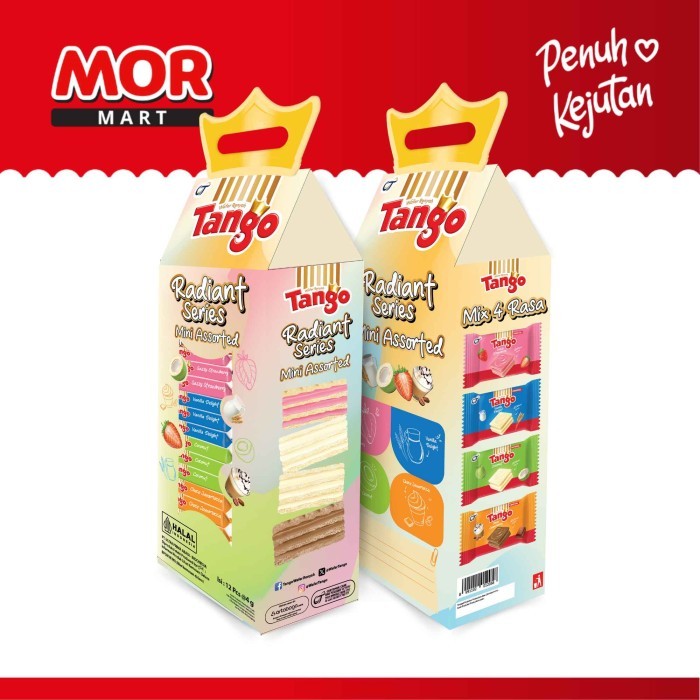 

Tango Wafer Mini Assorted Radiant Series 12 Pcs @4gr [1 Box]