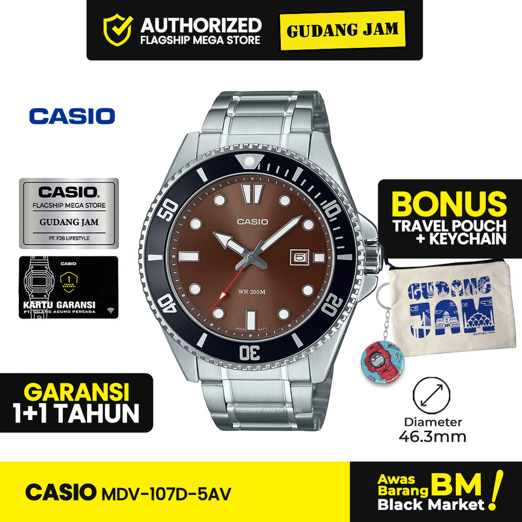 Casio Pria MDV-107D-5AVDF MDV-107D-5A MDV-107D MDV107D MDV 107D