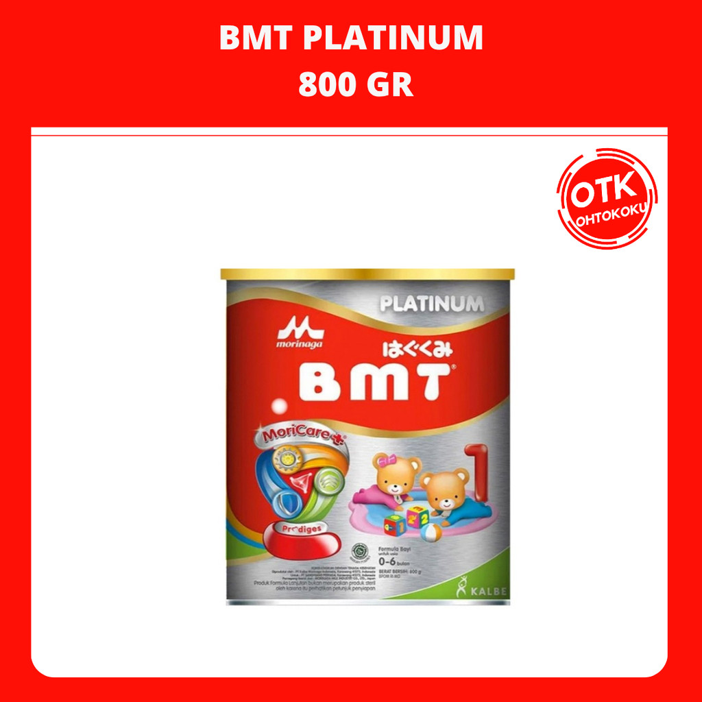 

Morinaga BMT Platinum Moricare 800 Gr Susu Formula Bayi 0-6 Bulan