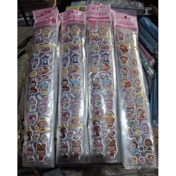 

Stiker Timbul Panjang Labubu 20pc Murah