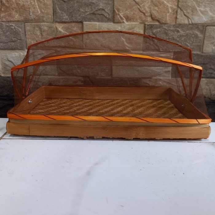 TUDUNG SAJI BAMBU KOTAK TUTUP MAKANAN /TAMPAH KELAMBU HOME DECOR