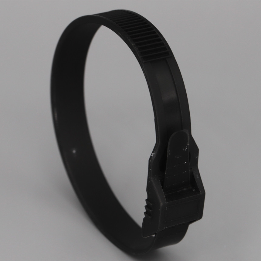 

50Pcs 9*180/260/360mm Black Nylon Plastic Wire Strap Wrap Clamp Double Buckle Disposable Self Locking Ziptie Zip Ties Cable Tie