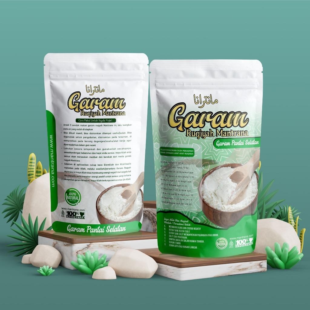 

Kemasan 1 Kg Garam Ruqyah Mantrana Garam Ruqyah Syekh Ali Jaber 100% Asli