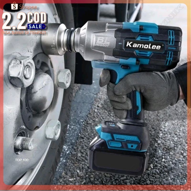 [ Baru. ] Kamolee Impact Wrench 3/4" 3100N.m -- Bayar Ditempat