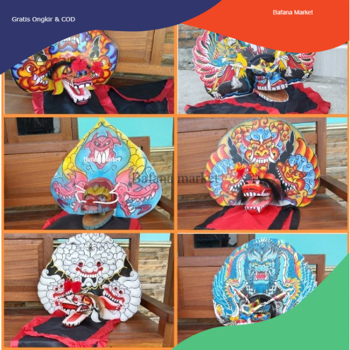 terlaris Mainan tradisional anak caplokan devil barongan murah jaranan kuda lumping