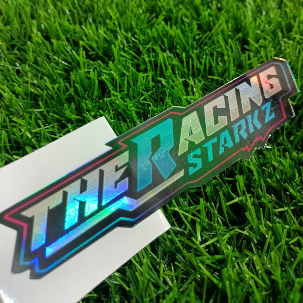 

Stiker viral | kata-kata | the Racing | vinyl Glossy/Hologram stiker potongan presisi terbaru stiker kecil the Racing