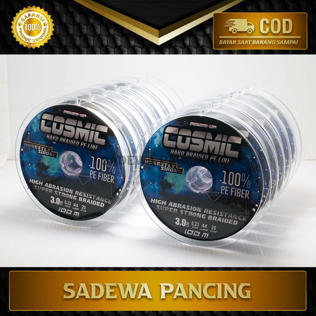 Senar PE COSMIC Power Up | Benang PE 100 Meter