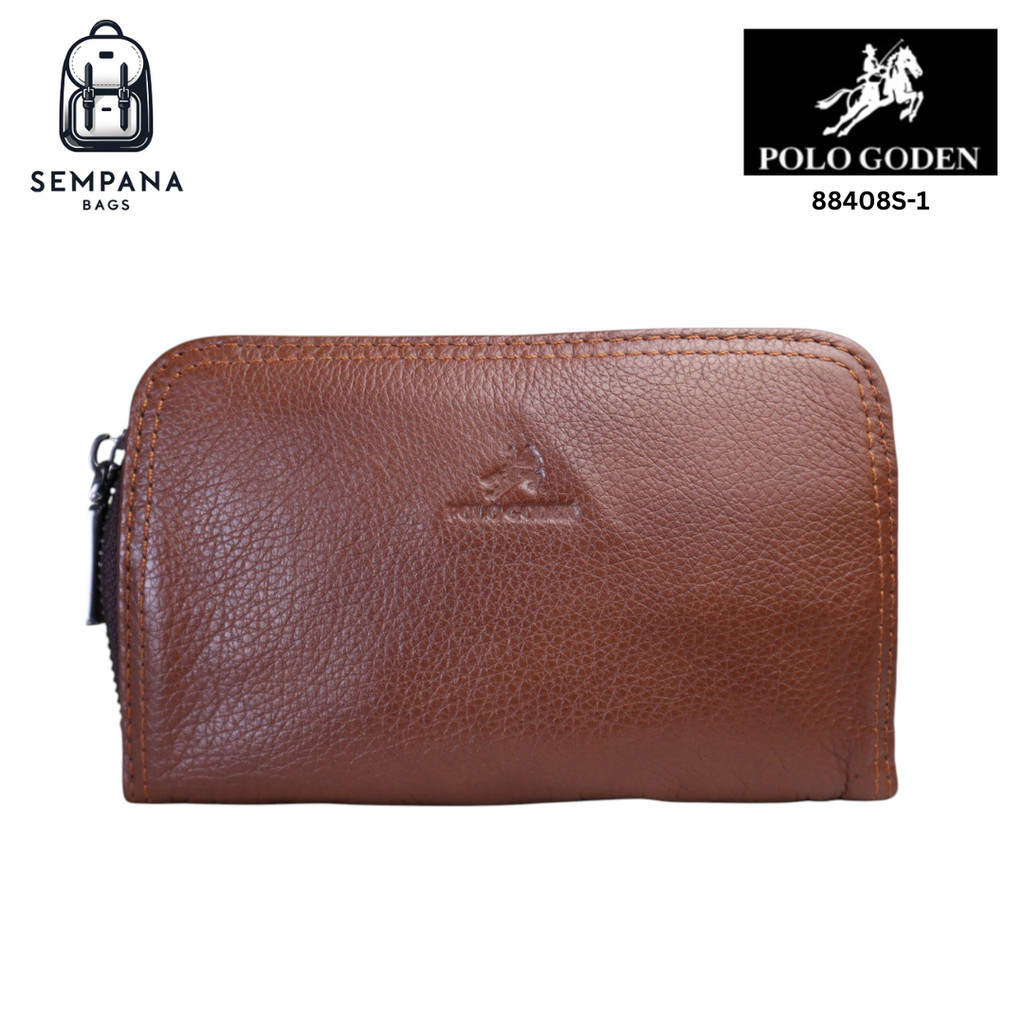 Polo Goden 88408S-1 Tas Pinggang Kulit Asli / Premium Leather Waist Bag