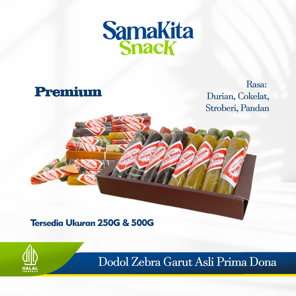 

Dodol Zebra Garut Murah 250g / 500g Kiloan Warna Warni Original Manis Legit - Pima Dona Zebra