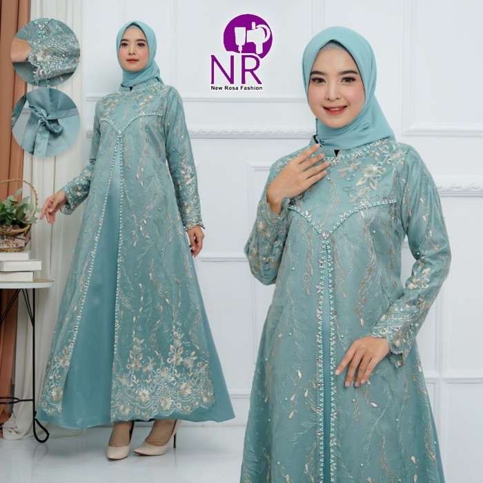 NEW -Gamis Vania Dress Series - Rose Gold, M
