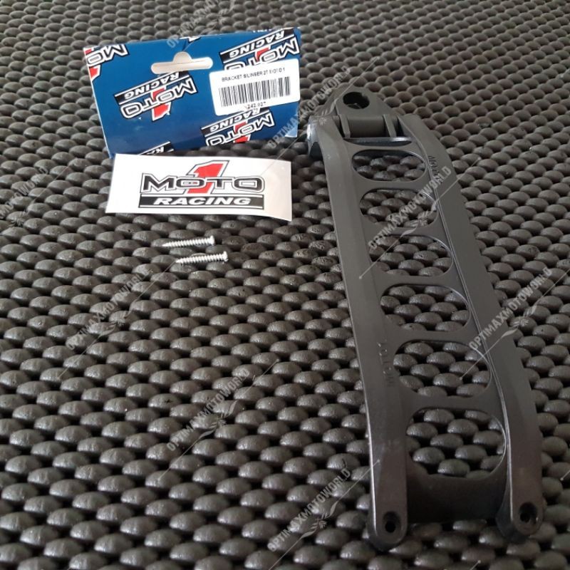 Klem knalpot Motor 2 Tak Moto1 Ninja fizr satria / Bracket knalpot silincer ORIGINAL