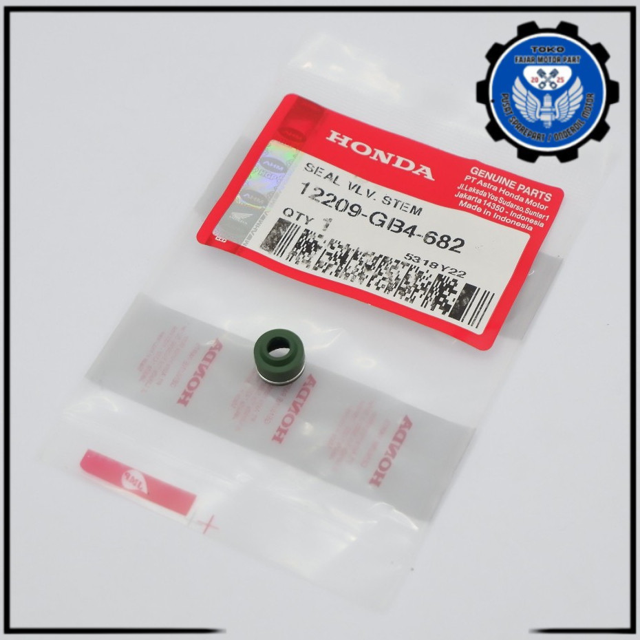 Seal Klep Honda Beat FI / Scoopy / Vario FI / Verza 150 / Supra X 125  Original AHM GB4