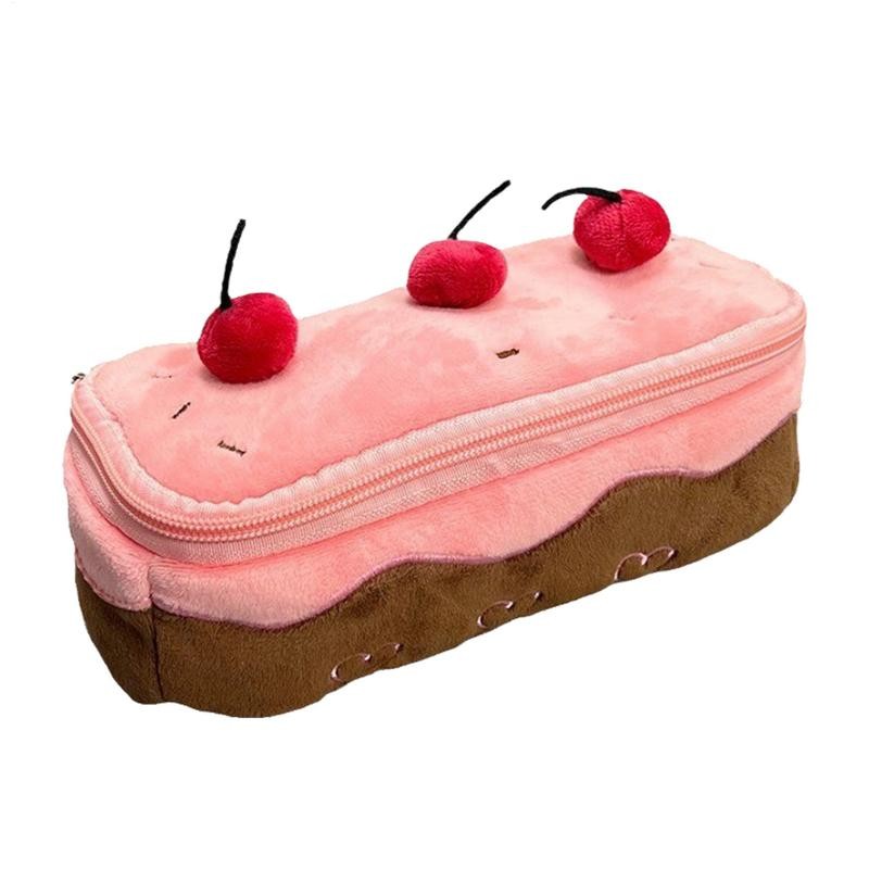 

Cute Pink Pencil Case Large Capacity Special Pencil Case Cherry Pencil Pouch Pink Pencil Case Zippered Pencil Pouch For Erasers