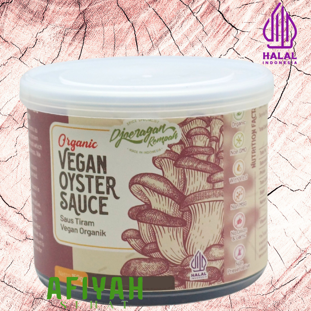 

Saus Tiram Vegan Organik Oyster Sauce dari Djoeragan Rempah – Gluten Free Sehat Non MSG 150gr