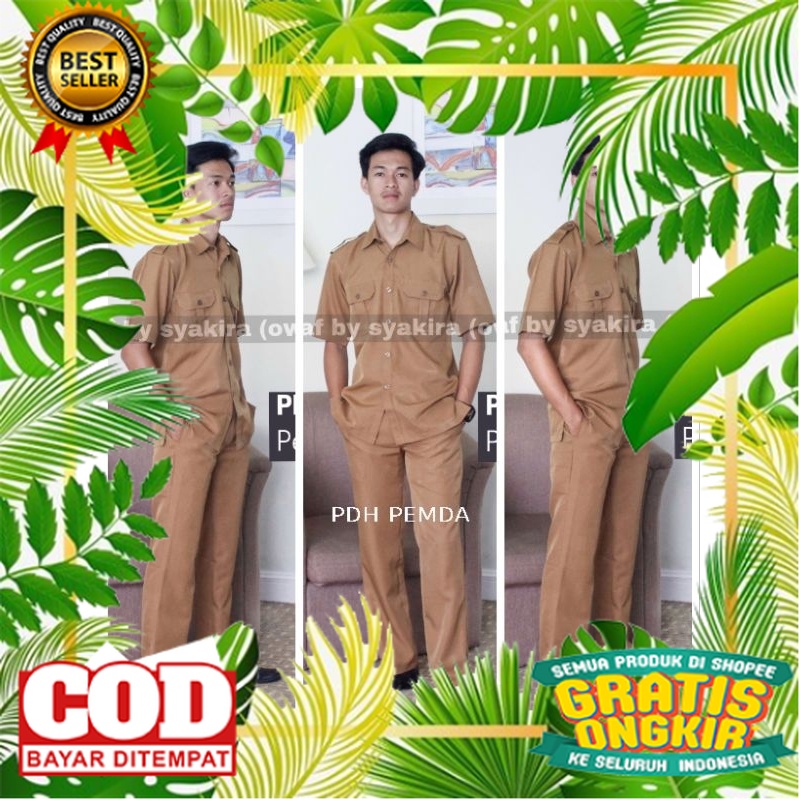 SERAGAM DINAS PDH KANTOR /Pakaian dinas harian pria,seragam pdh pria,seragam pns pria,baju pdh pria 