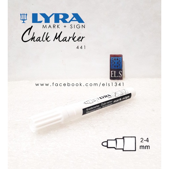 

[Terbaru] Lyra Chalk Marker Mark + Sign Med