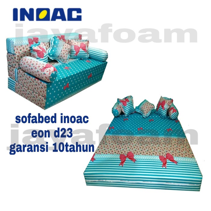 BERKUALITAS sofa bed/ sofabed inoac ukuran 200x180x20