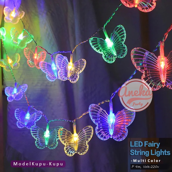 Lampu Tumbrl Kupu Kupu / Lampu Led Kupu Kupu / Tumblr LED Butterfly / lampu hiasan led