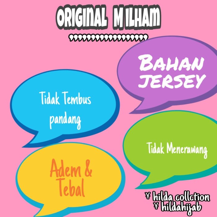 ✨LARIS✨ -JILBAB MASKER PAKISTAN MINI PET TALI JERSEY ORIGINAL M ILHAM